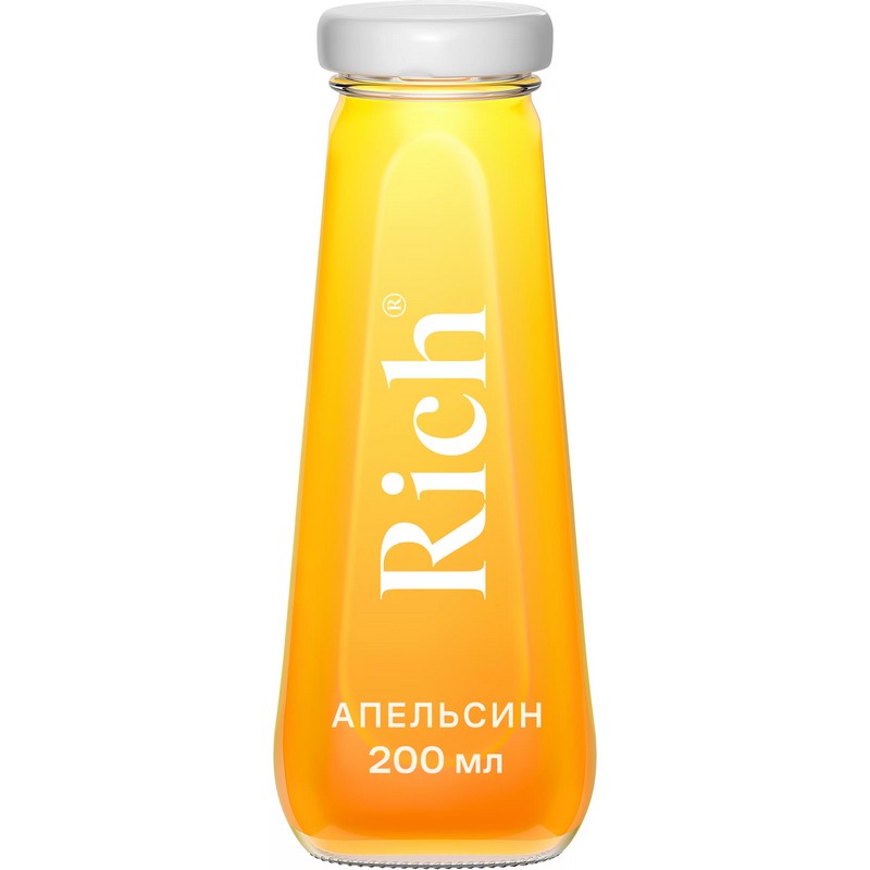 Сок Rich апельсин 200 мл (бутылка)