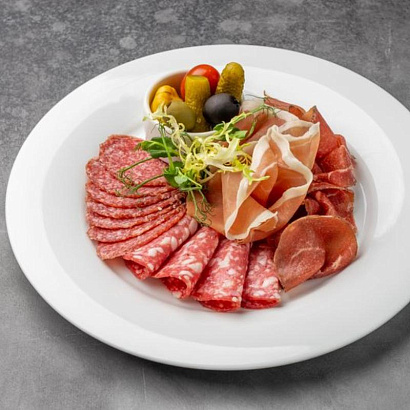 Assorted prosciutto delicacies