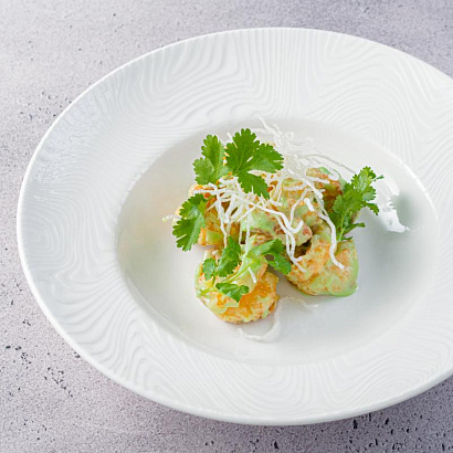 Prawns with wasabi sauce